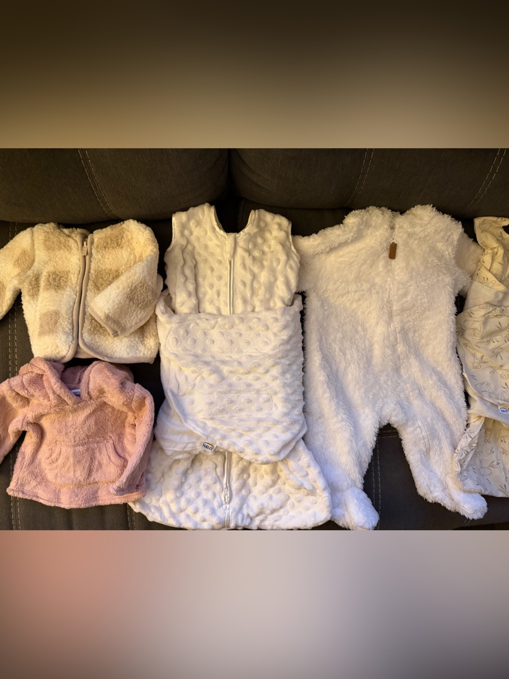 Winter Newborn Bundle - Halo, Burts Bees, Carters, Nike (8 items)